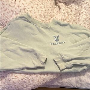 Playboy Women's Mint Green Sweater